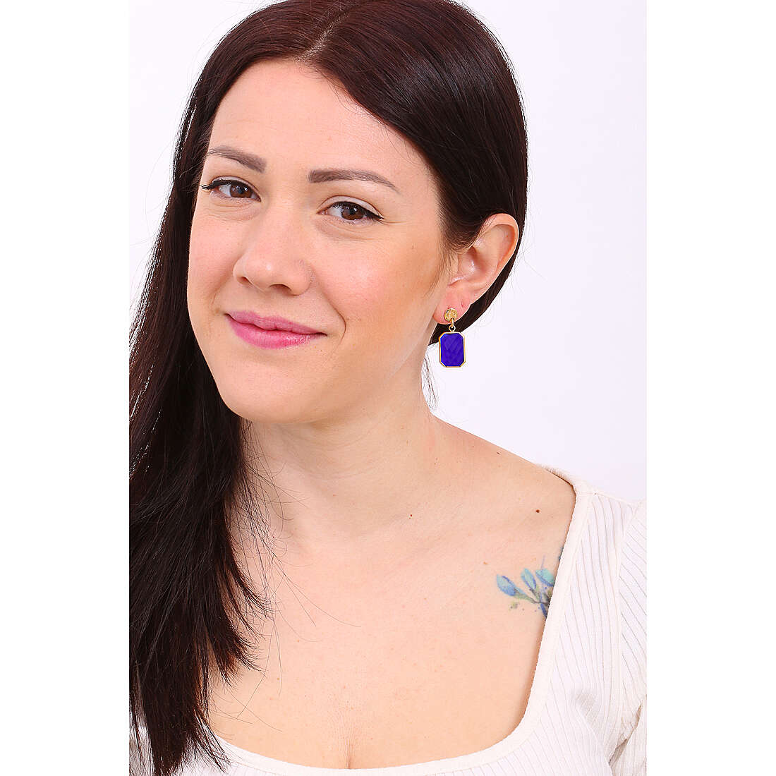 Sovrani earrings Cristal Magique woman J7203 photo wearing