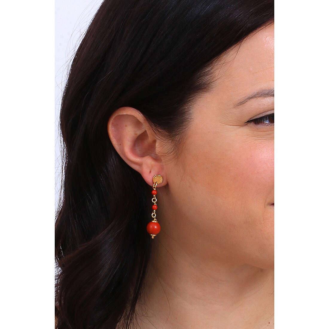 Sovrani earrings Cristal Magique woman J7245 wearing