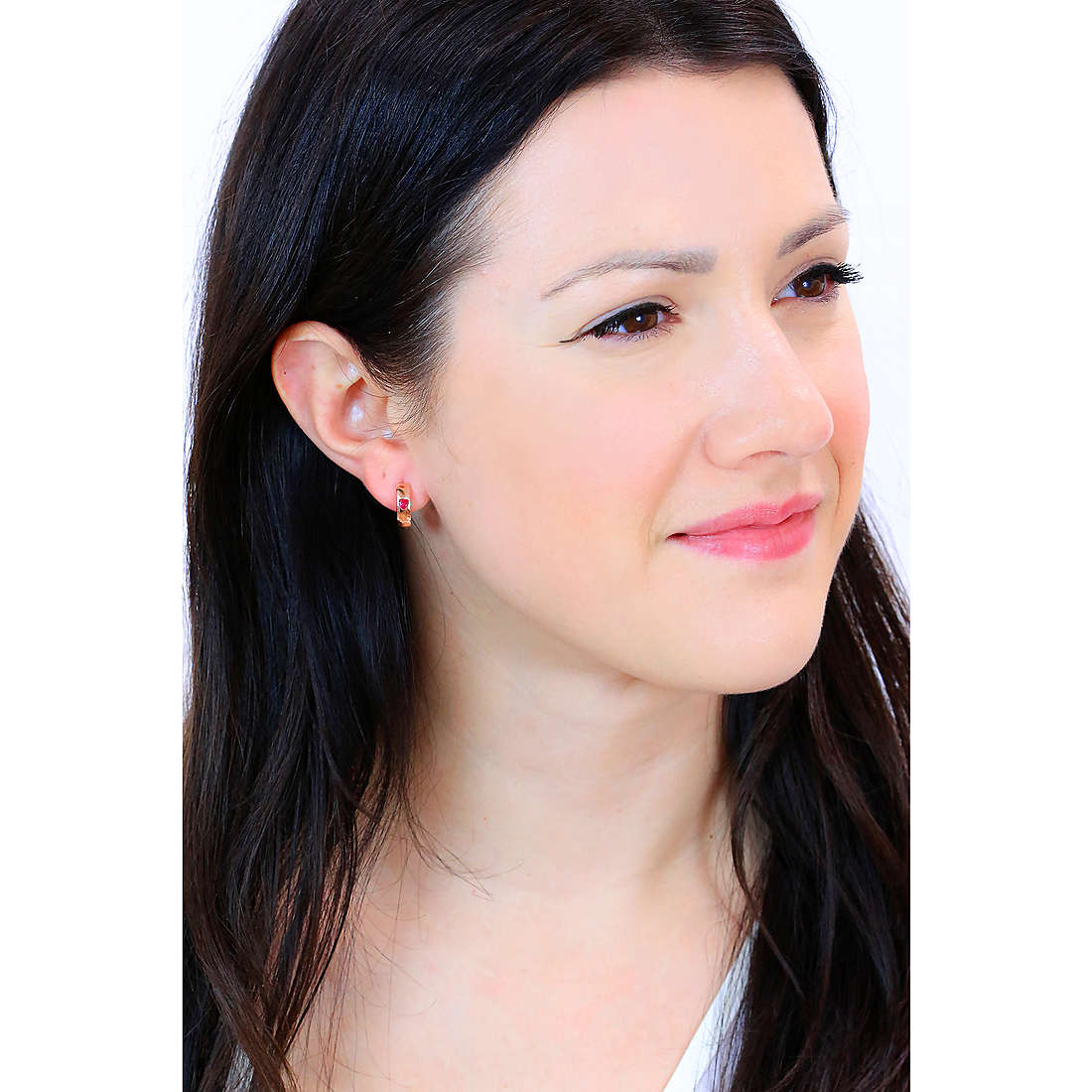 Sovrani earrings Luce woman J7119 wearing