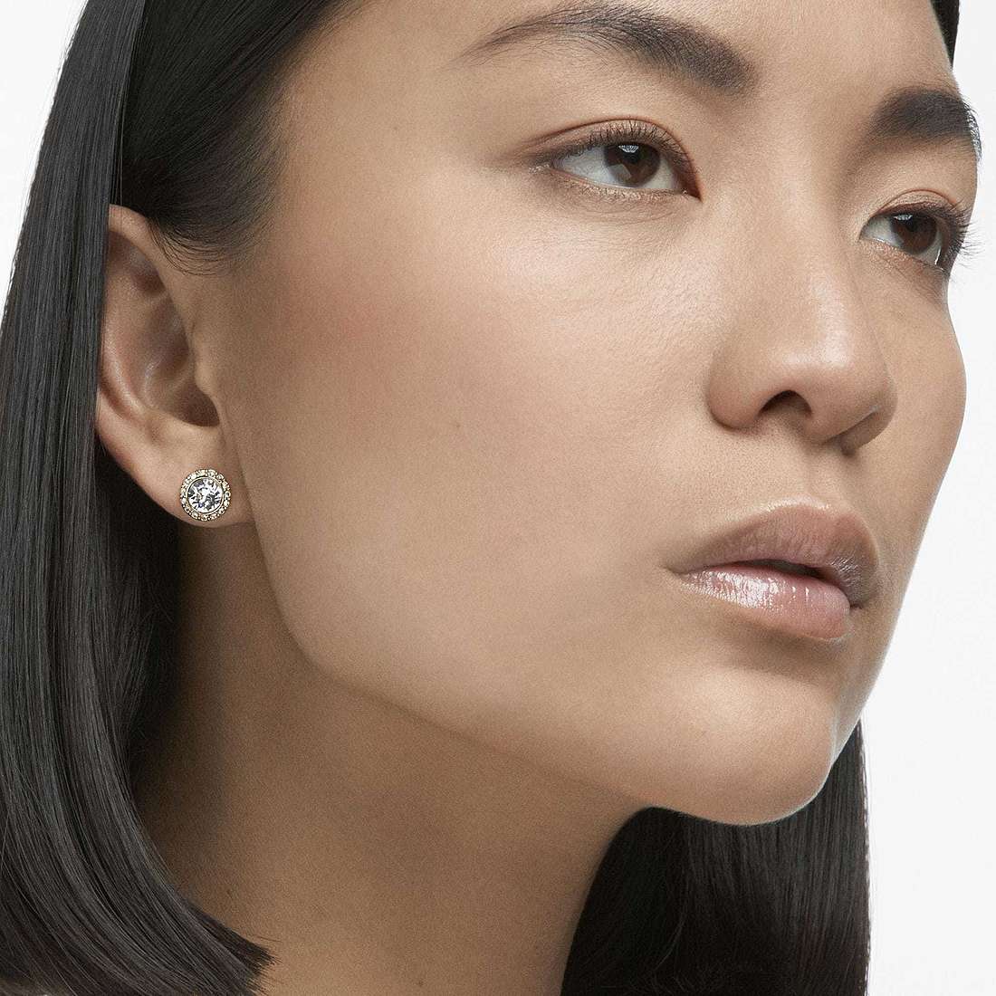 Swarovski earrings Angelic woman 5505470 wearing