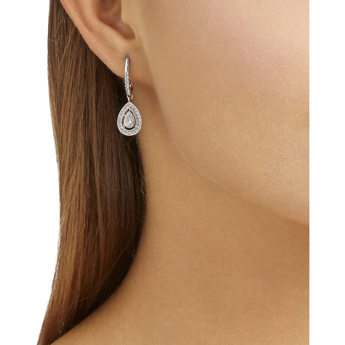 Swarovski earrings Attract Light woman 5197458 wearing
