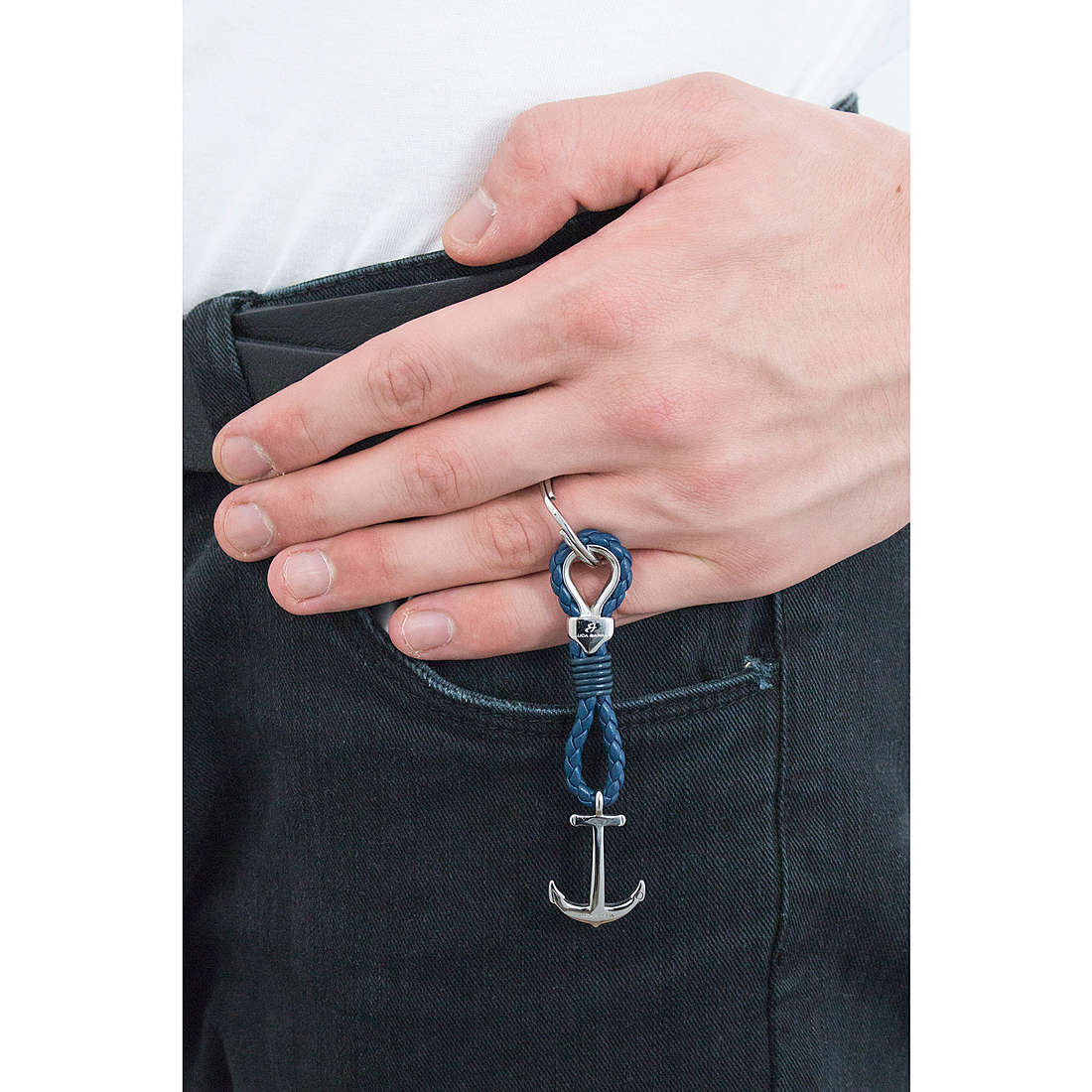 Luca Barra key-rings Urban man LBPK169 wearing