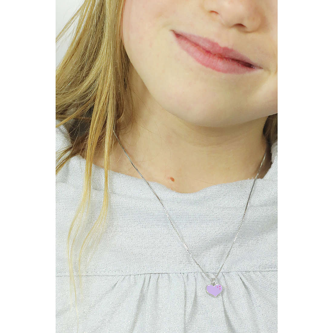 GioiaPura necklaces Coccole child WCL00500BLL wearing