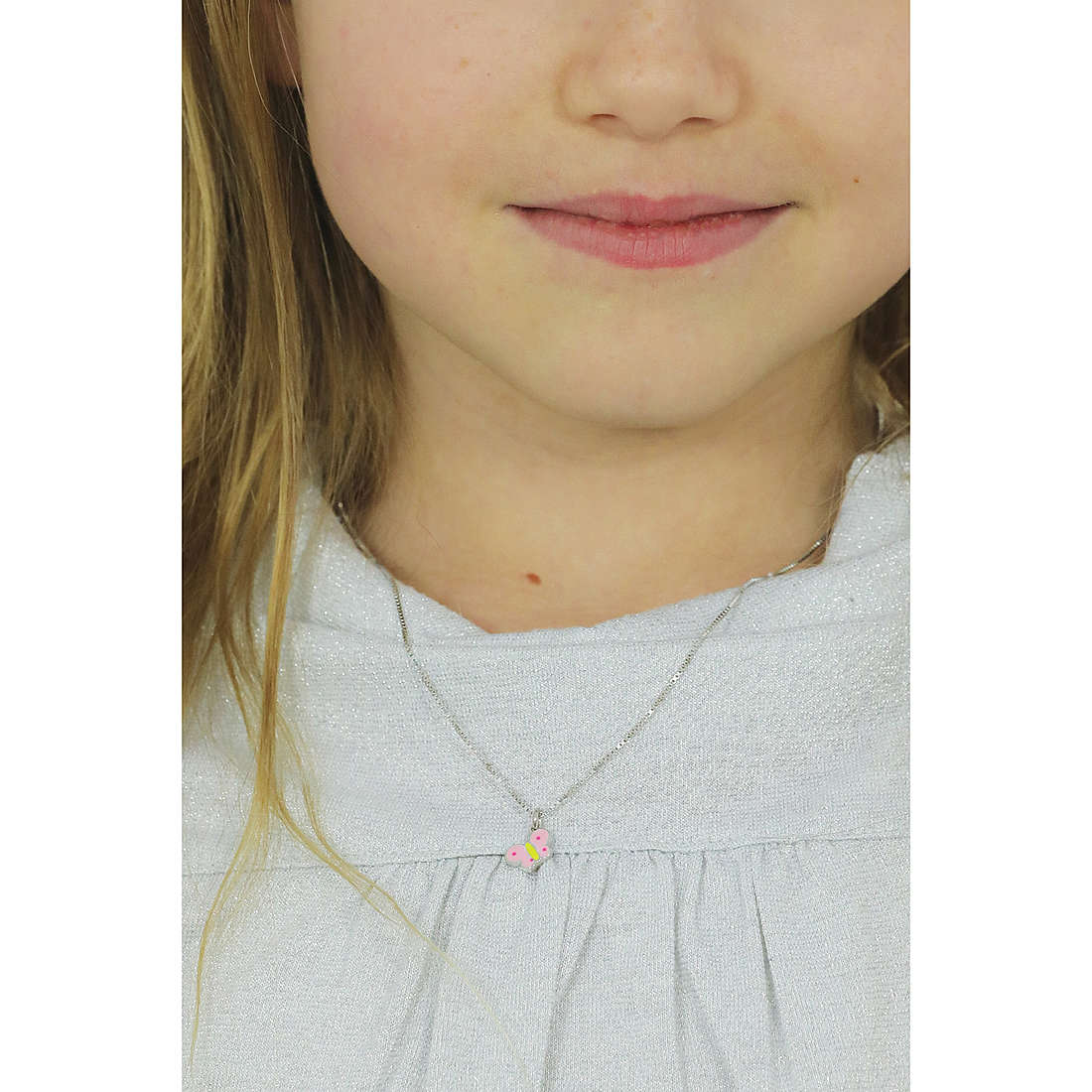 GioiaPura necklaces Coccole child WCL00509ALL wearing
