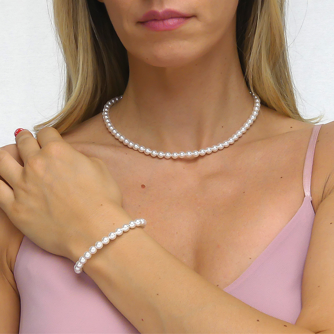 Boccadamo necklaces Perle woman GR812 wearing