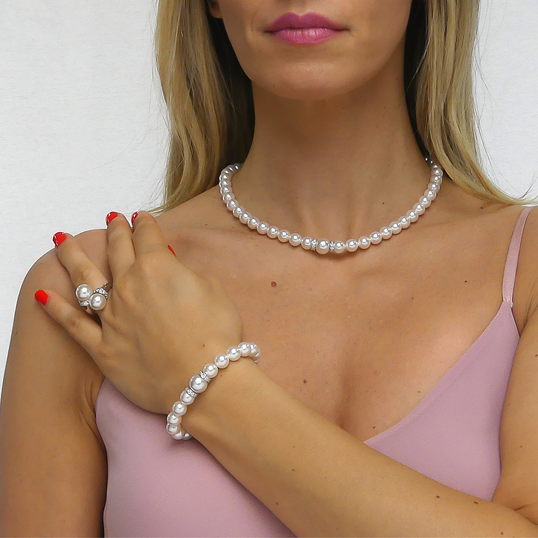 Boccadamo necklaces Perle woman GR818 wearing