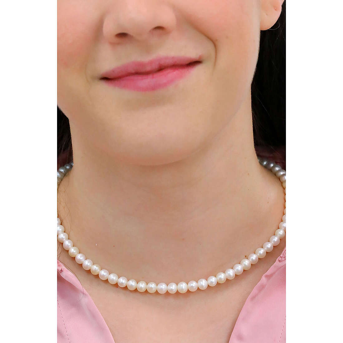 Comete necklaces Perle Argento woman FWQ 105 S wearing