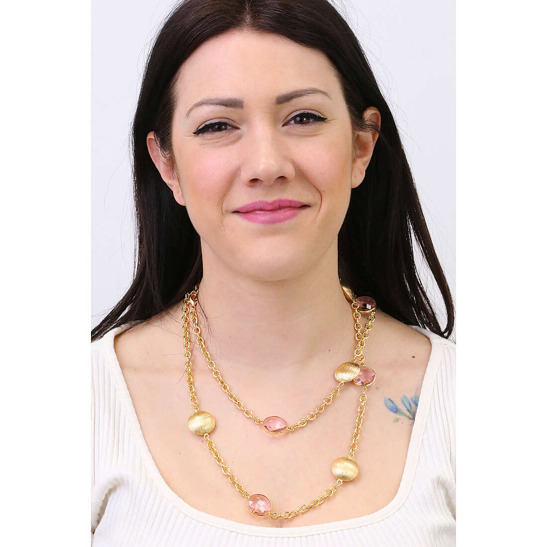 Sovrani necklaces Cristal Magique woman J7700 wearing