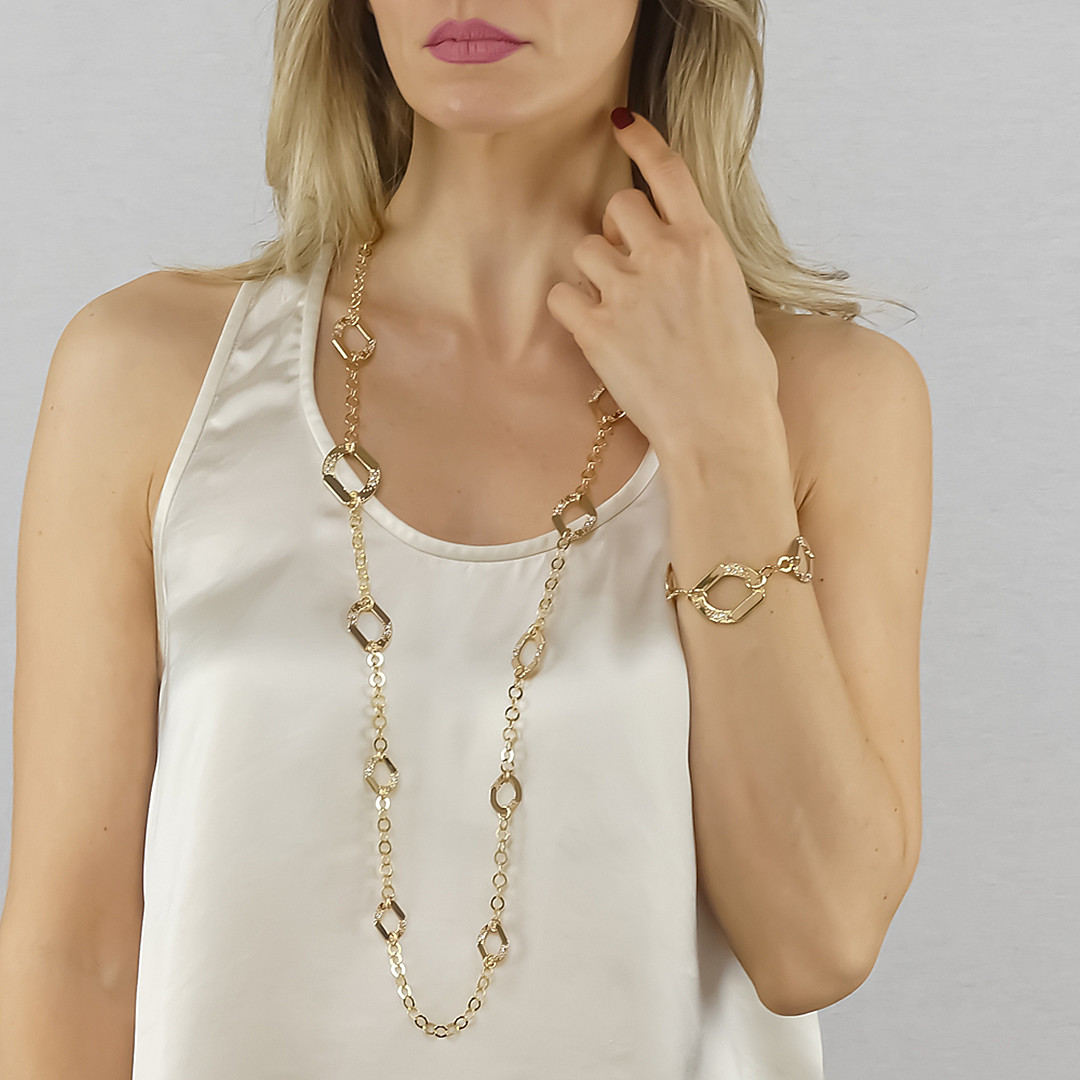 Boccadamo necklaces Magic Chain woman XGR650D wearing
