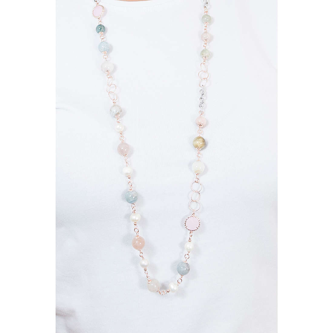 Sovrani necklaces Cristal Magique woman J4845 wearing