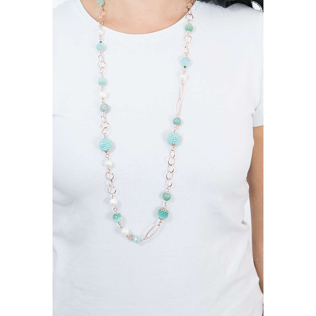 Sovrani necklaces Cristal Magique woman J4827 wearing