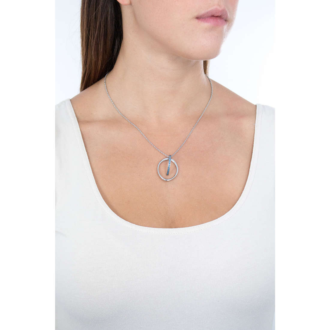 Breil necklaces Mezzanotte woman TJ2195 wearing