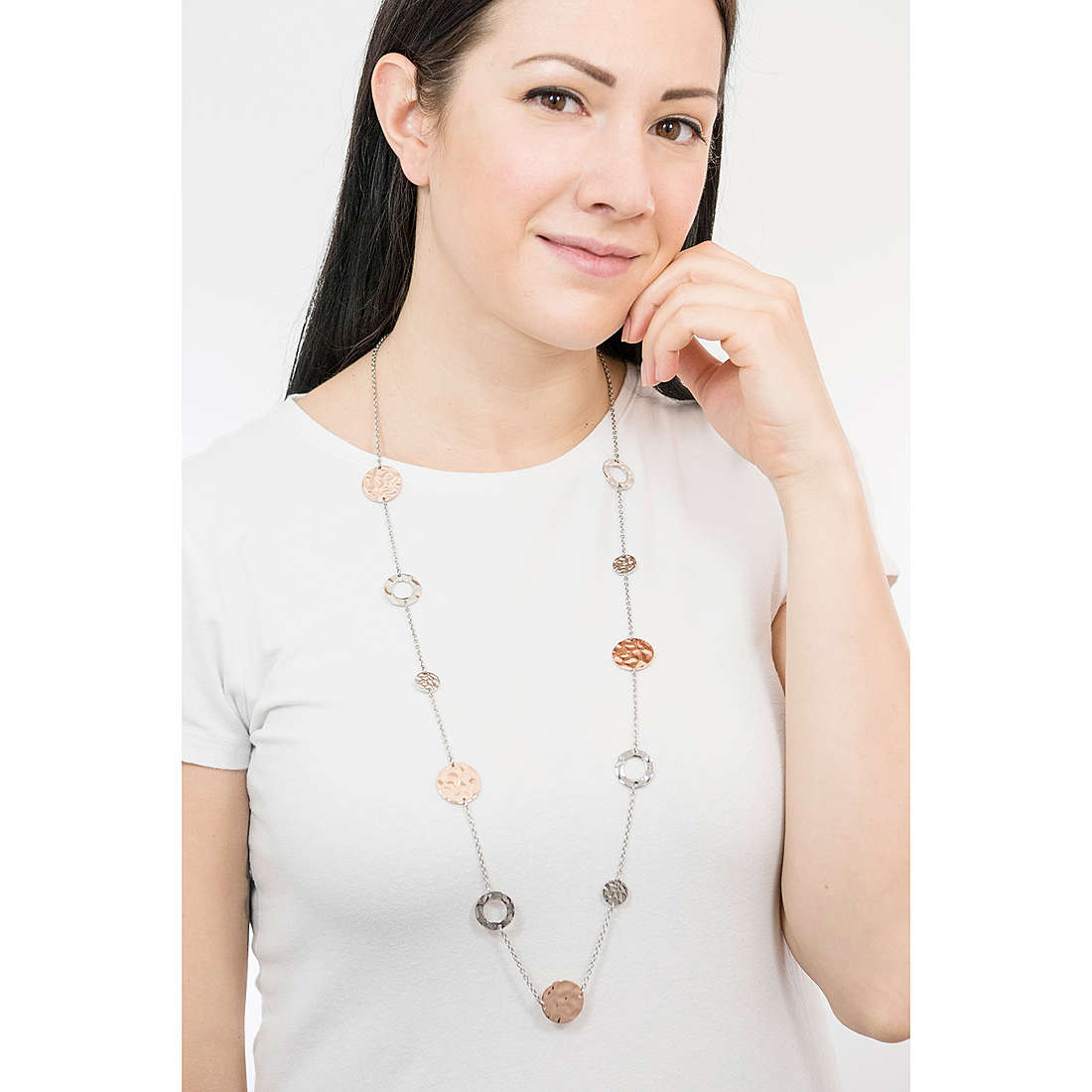 2Jewels necklaces Mirage woman 251741 wearing