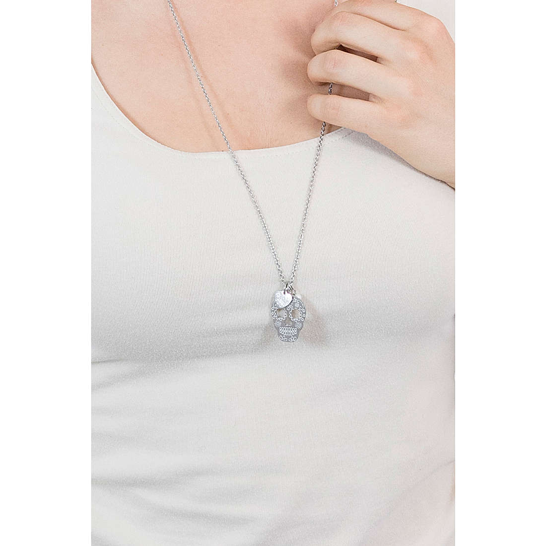 2Jewels necklaces Preppy woman 251637 wearing