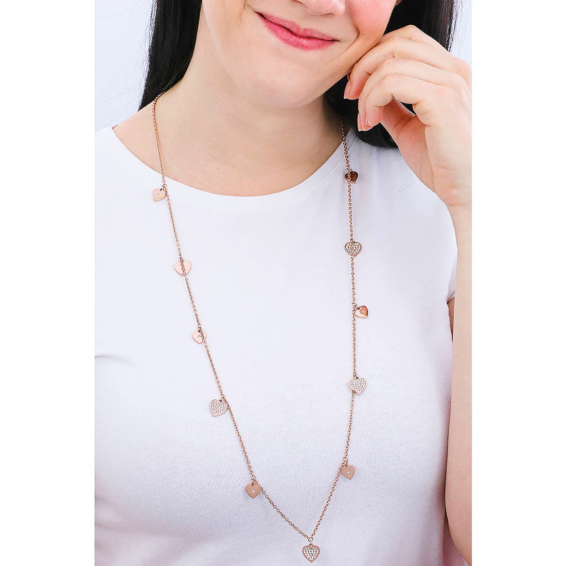 2Jewels necklaces Shine woman 251761 wearing