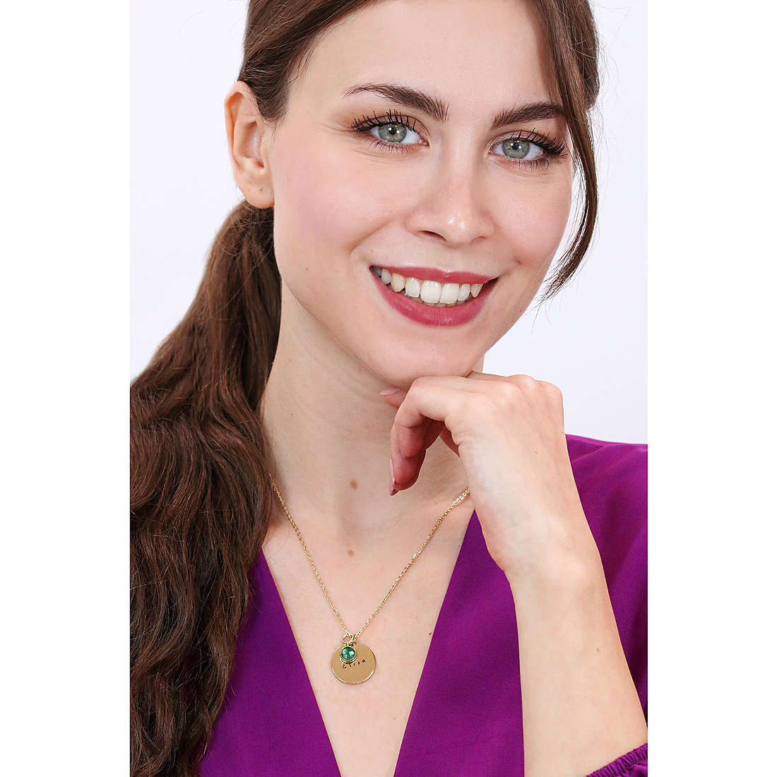 MyCode necklaces Color Power woman MY08CG-06 wearing