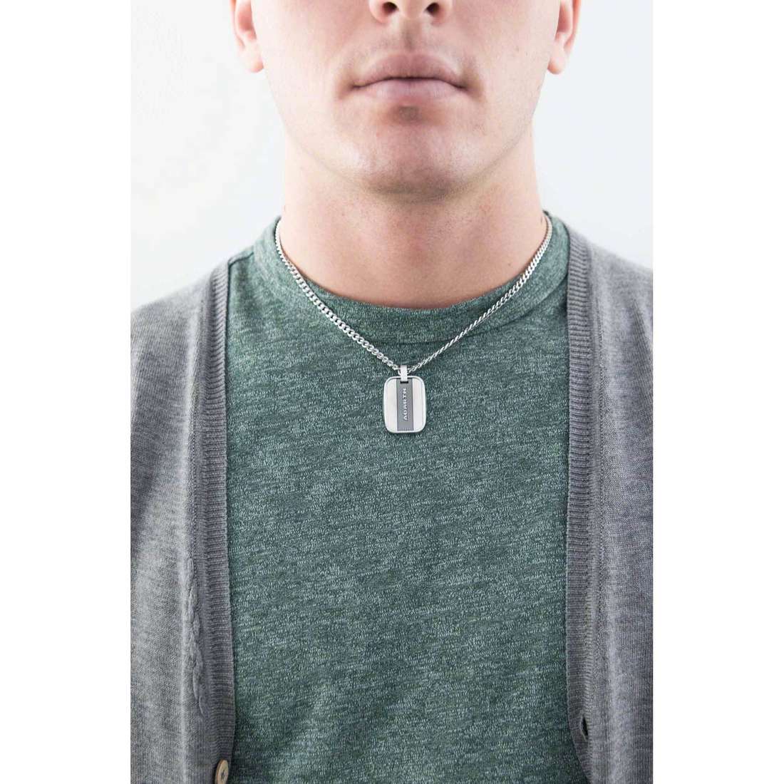 Breil necklaces Abarth man TJ1887 wearing