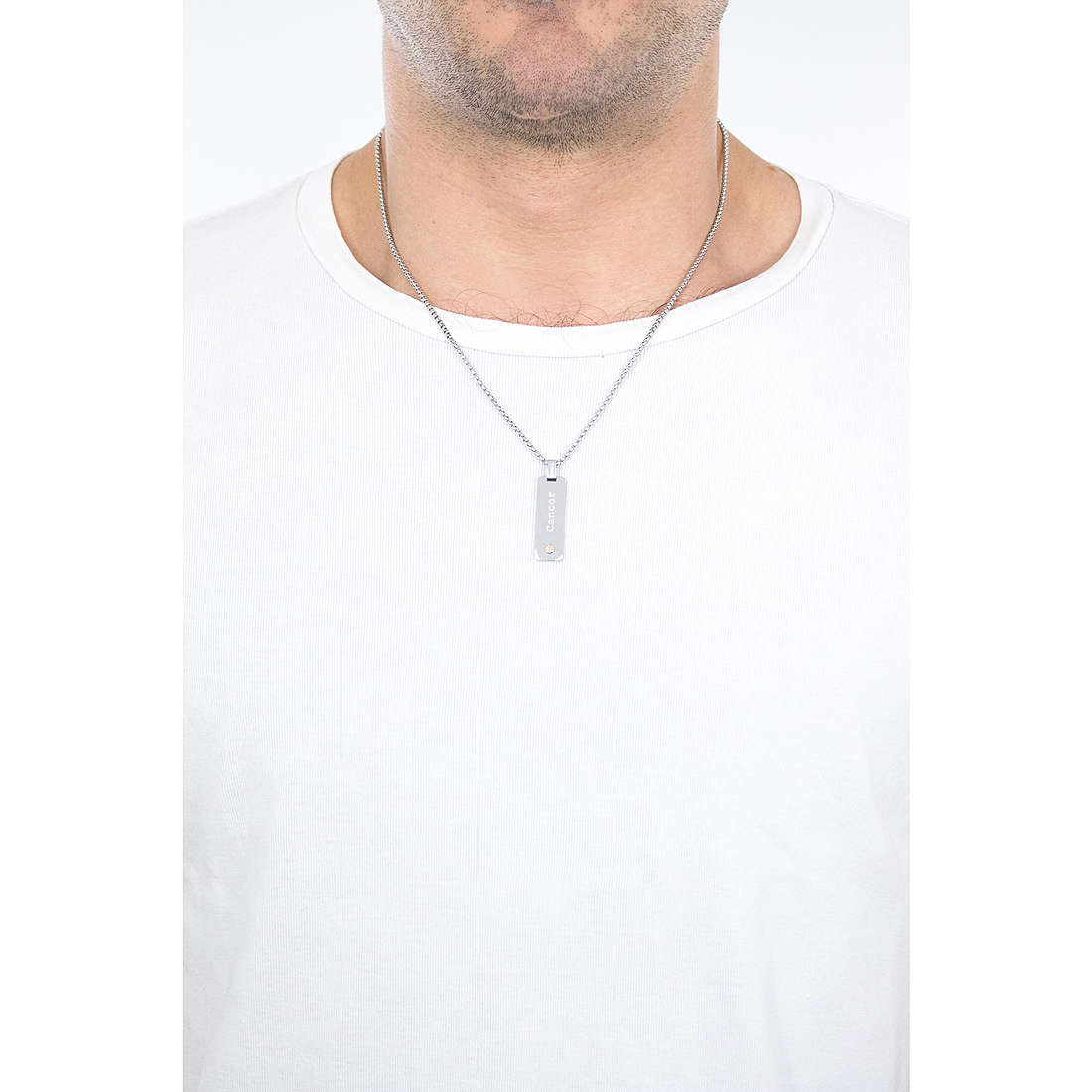 Breil necklaces Zodiac man TJ2309 wearing