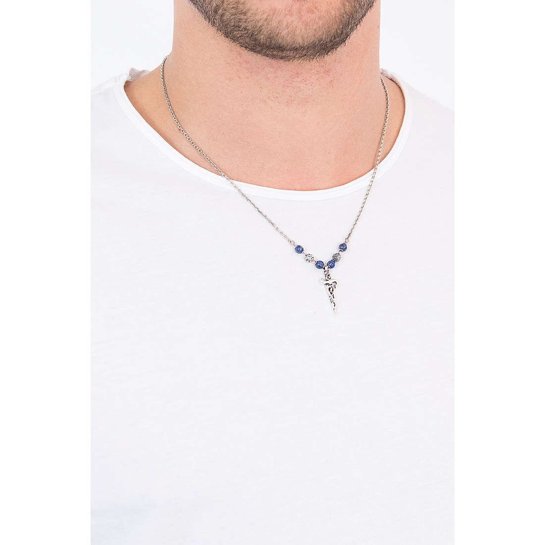 Cesare Paciotti necklaces Gres man JPCL1620V photo wearing