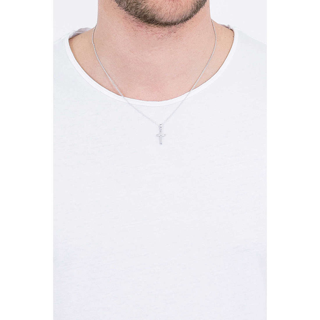 GioiaPura necklaces man WCU02008DS wearing
