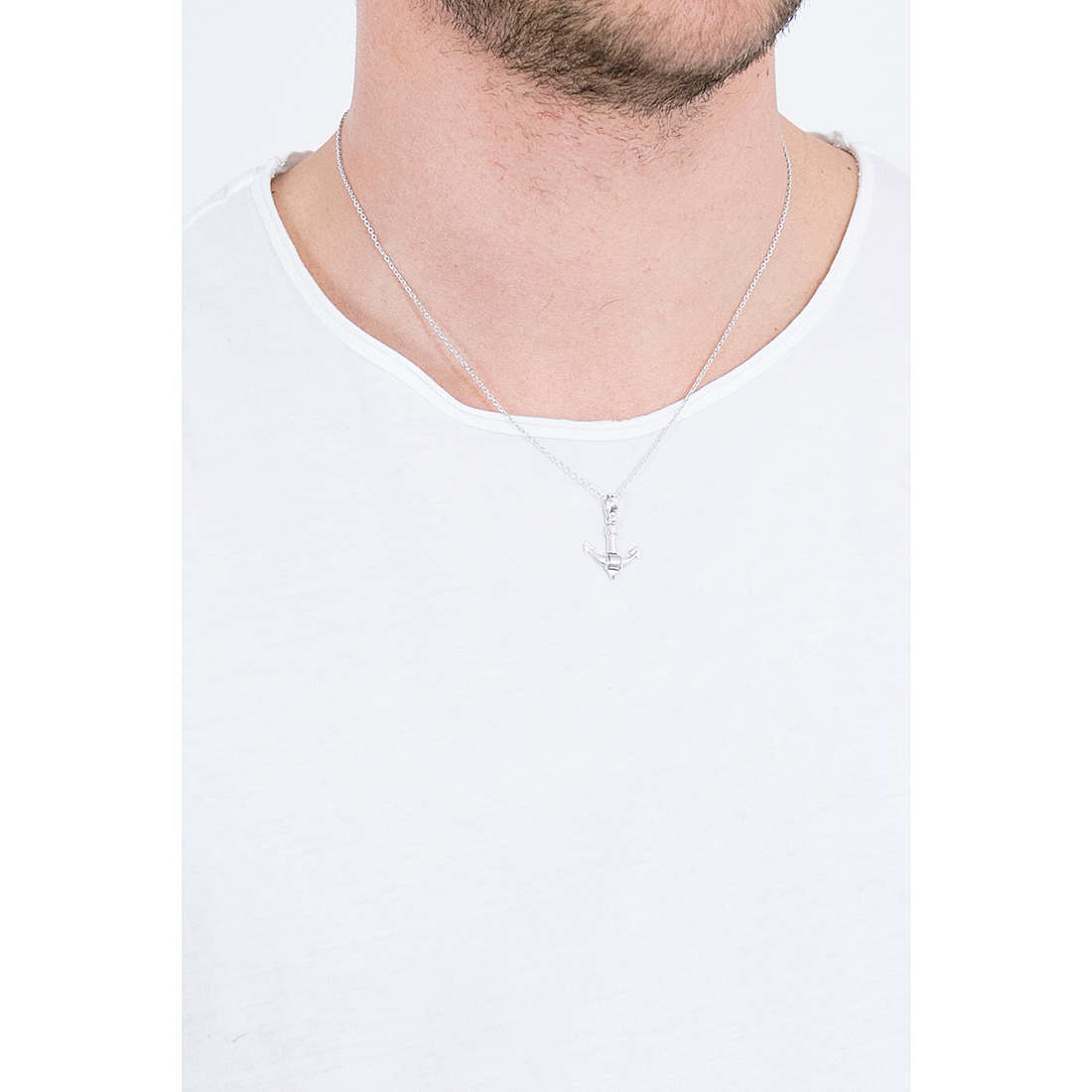 GioiaPura necklaces man WCU02601DS wearing