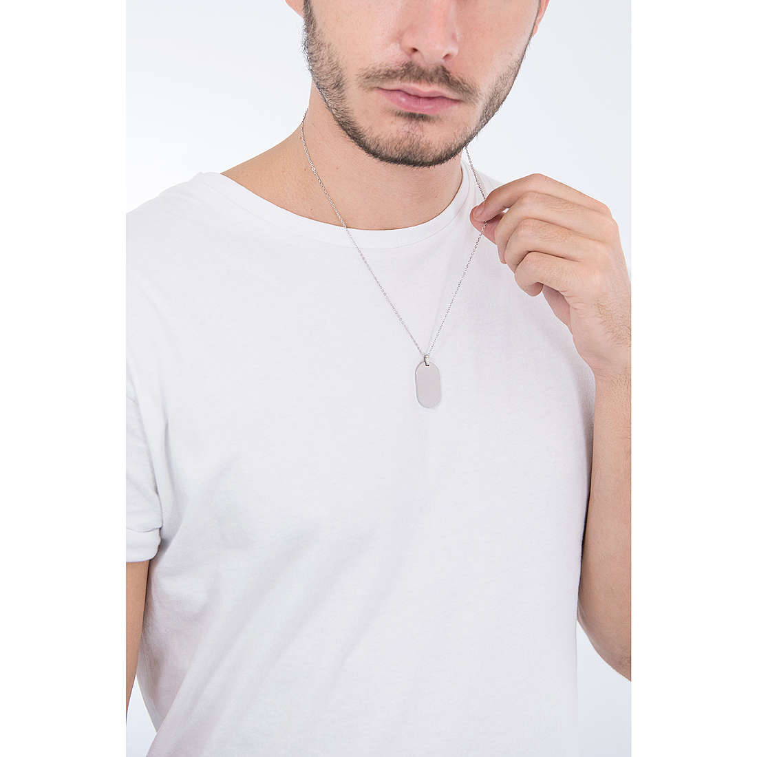 Luca Barra necklaces Casual man LBCA431 wearing