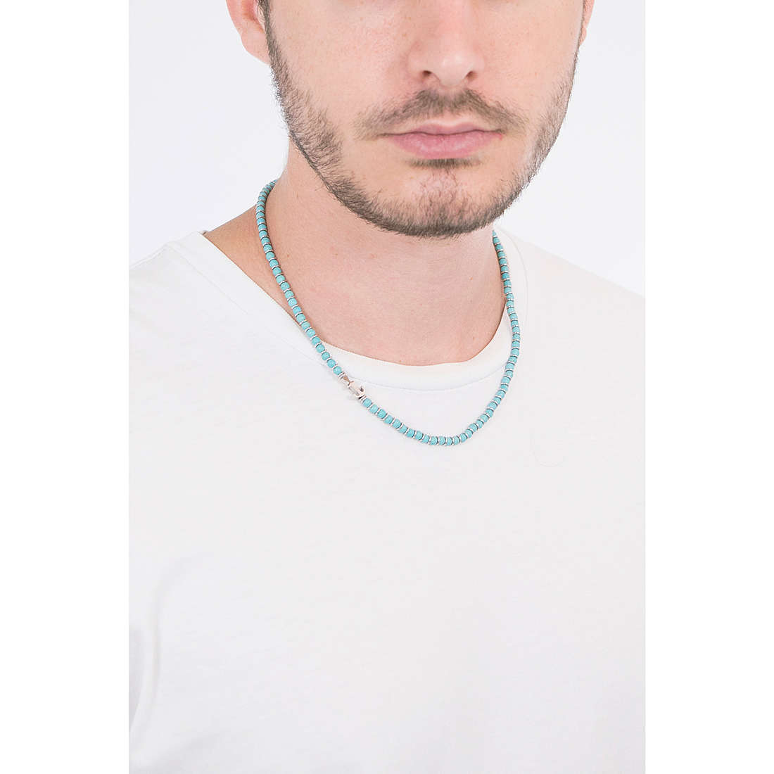 Luca Barra necklaces Sailor man CL237 wearing