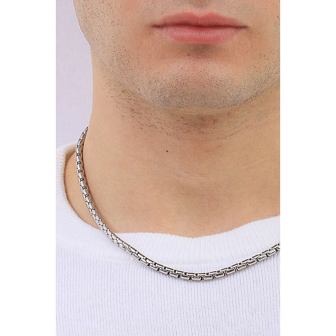 Morellato necklaces Catene man SATX18 wearing