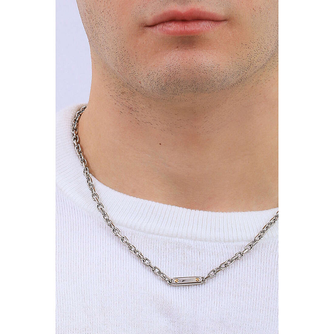 Morellato necklaces Gold man SATM16 wearing