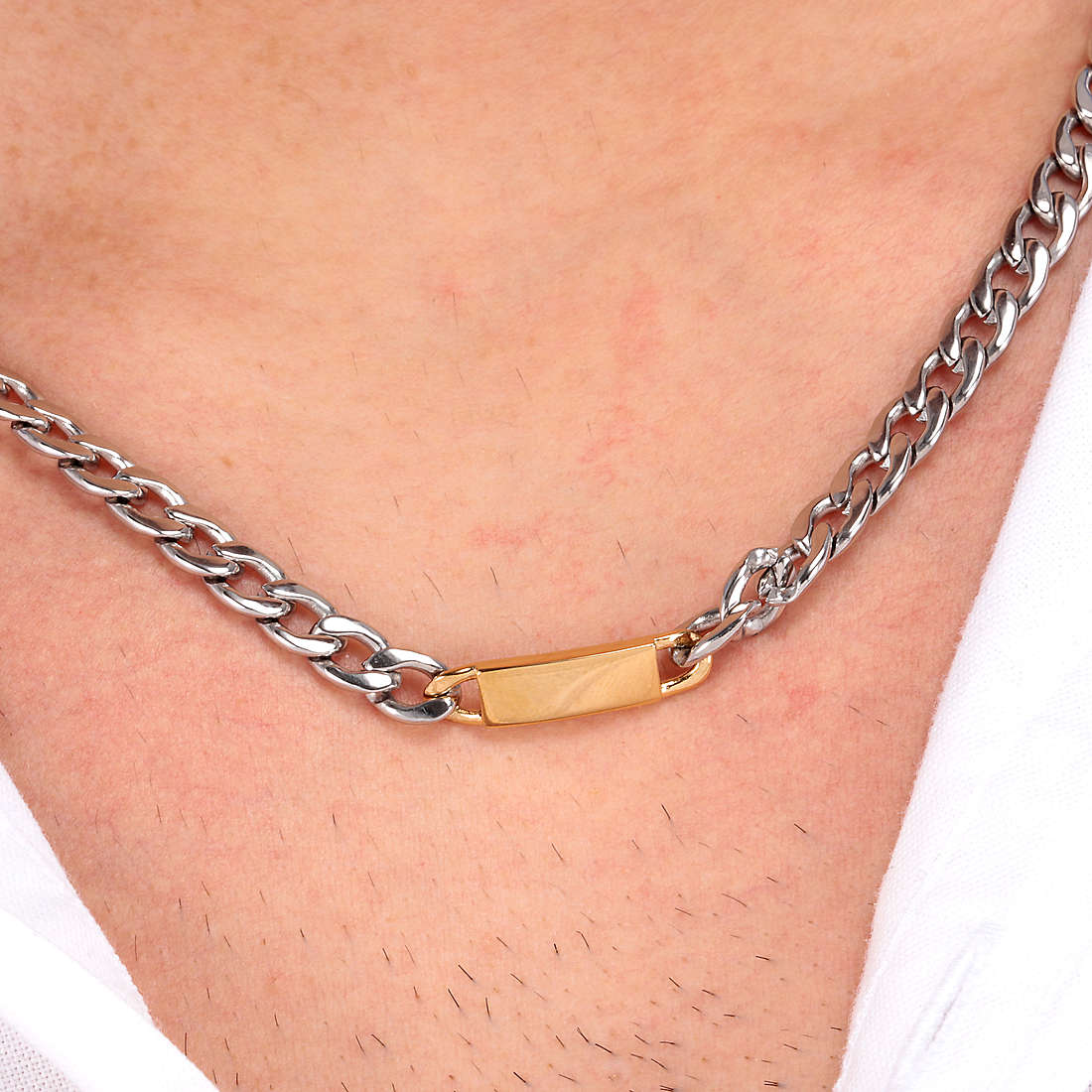 Morellato necklaces man SATX02 wearing