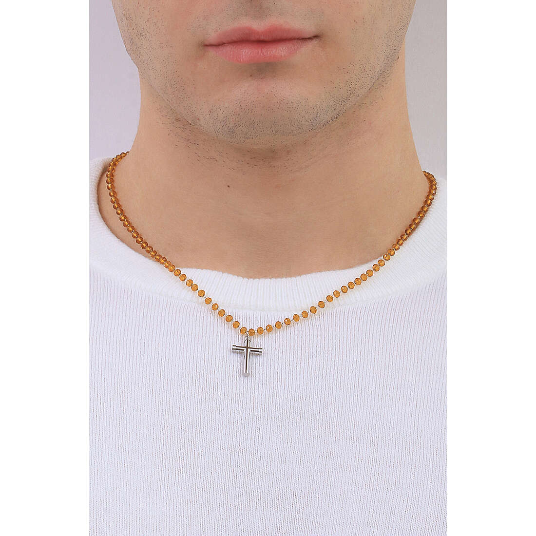 Sagapò necklaces shrine man SSR03 wearing