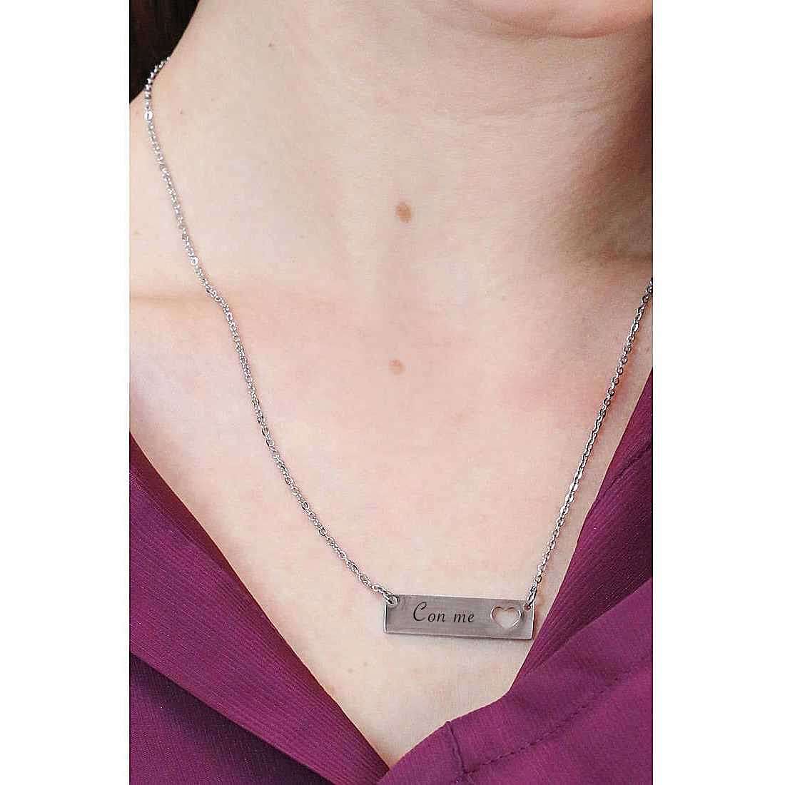 MyCode necklaces Infinity Love woman MY15CS wearing