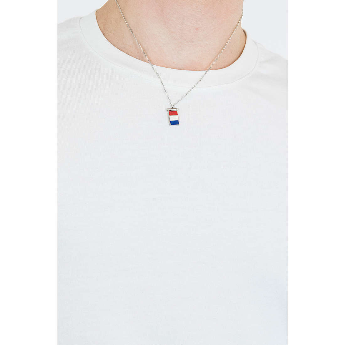 Luca Barra necklaces man LBCA362 wearing