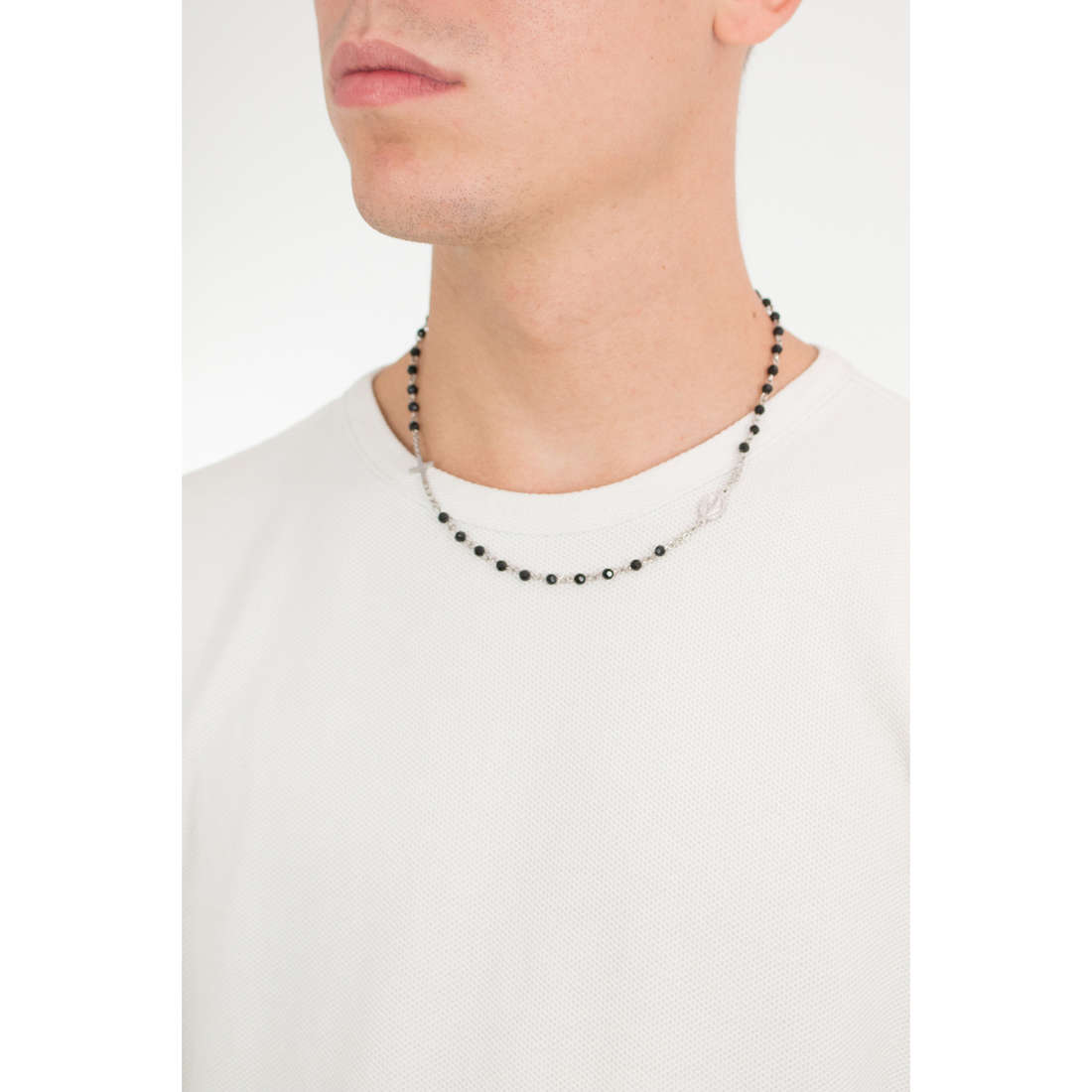 Luca Barra necklaces man LBCL182 wearing