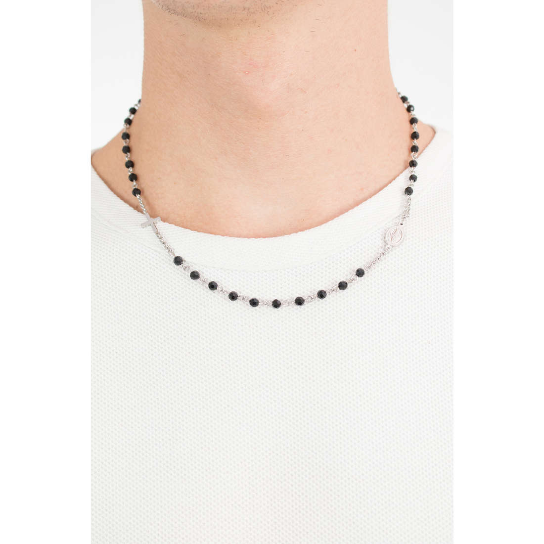 Luca Barra necklaces man LBCL182 wearing
