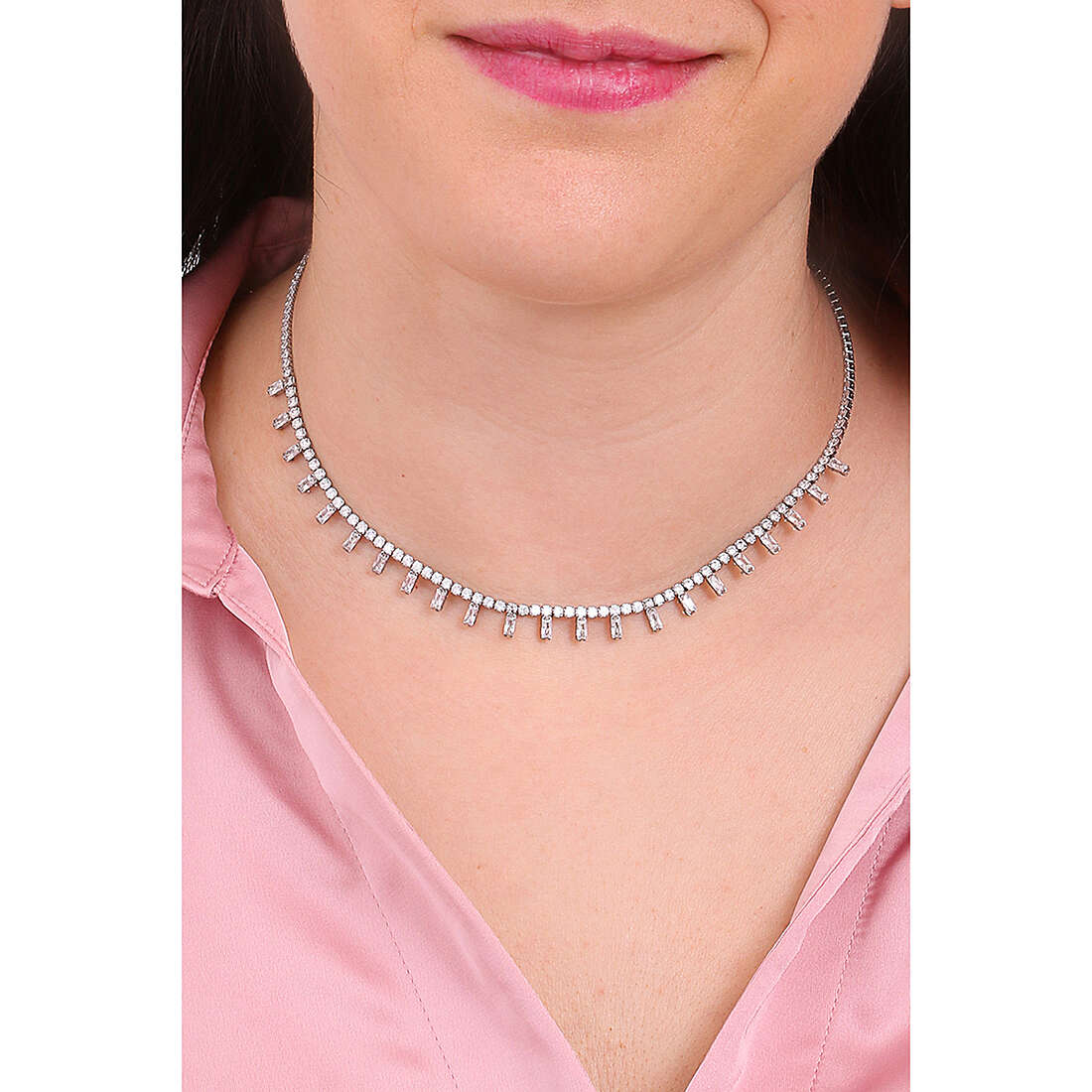 Luca Barra necklaces woman CK1854 wearing