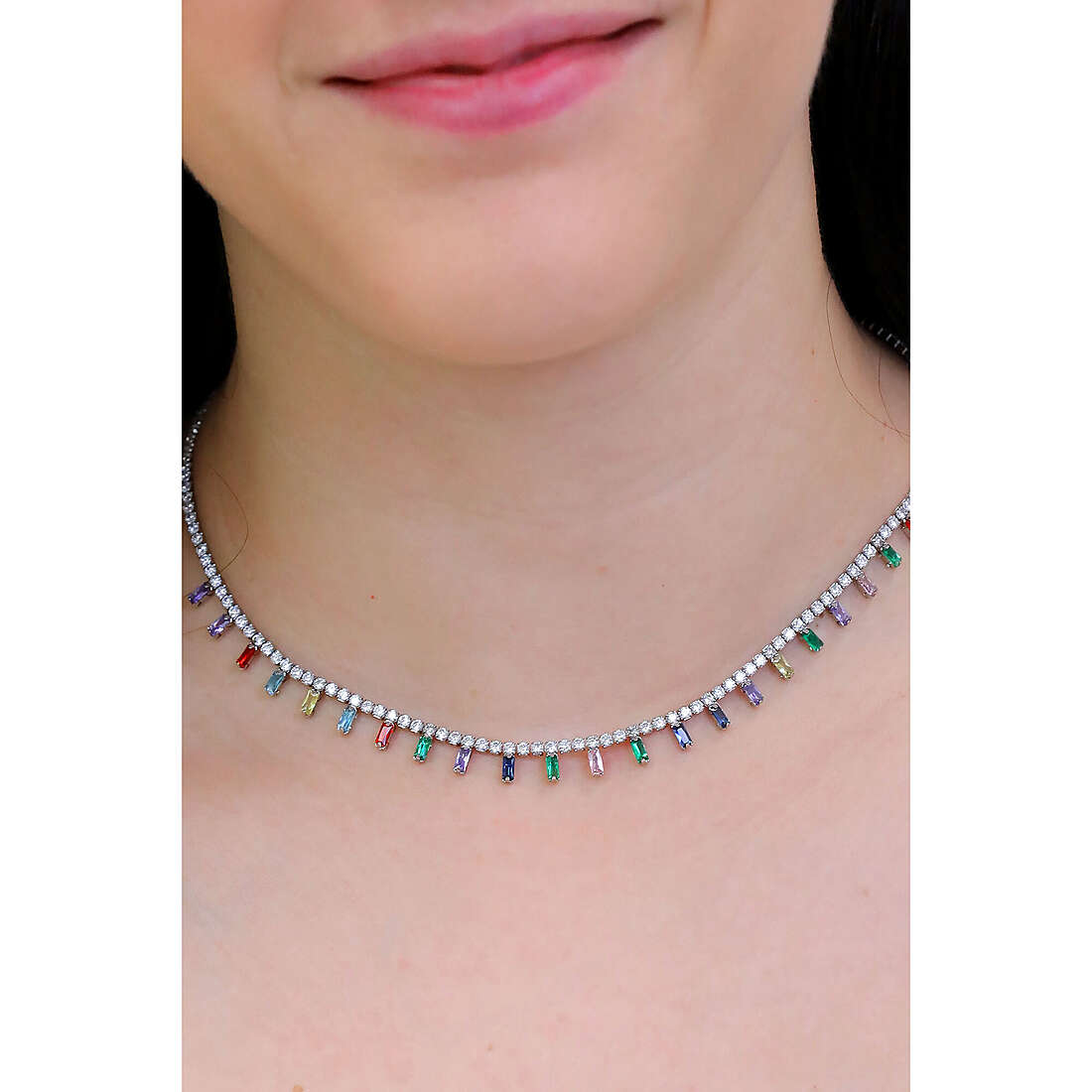 Luca Barra necklaces woman CK1856 wearing