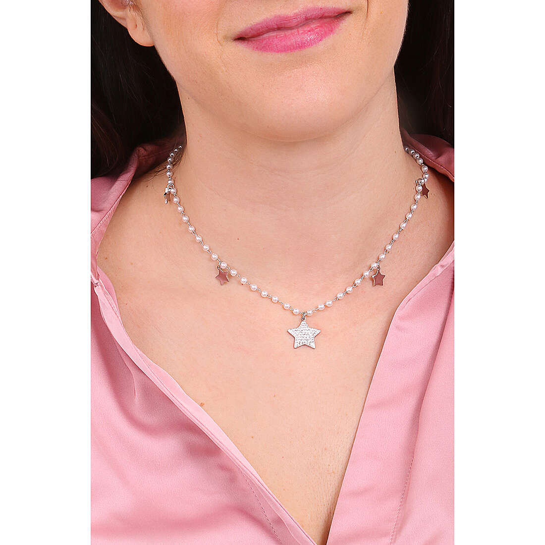 Luca Barra necklaces woman CK1846 wearing
