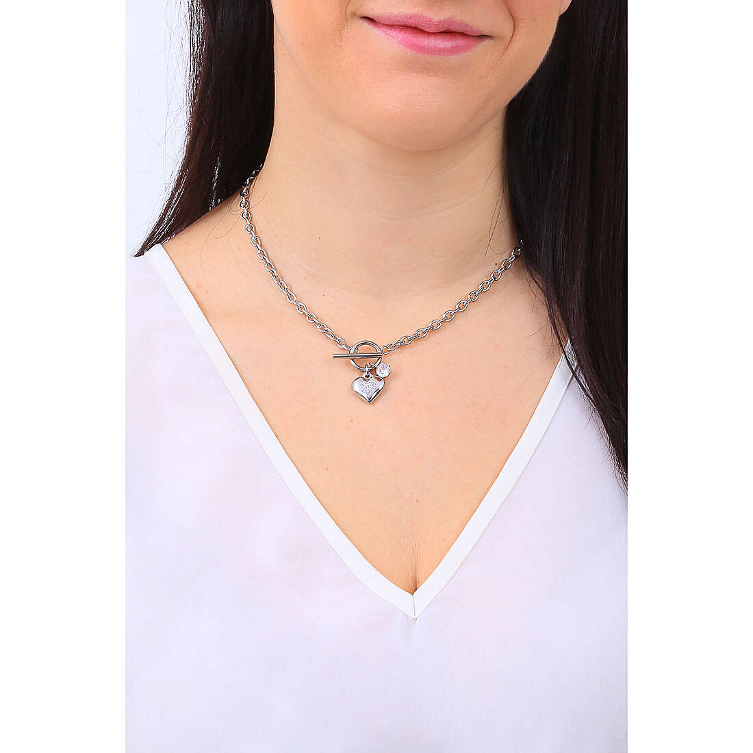 Luca Barra necklaces woman CK1759 wearing