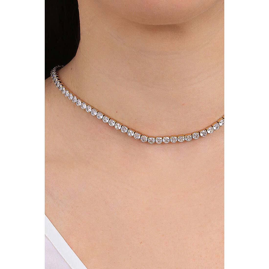 Luca Barra necklaces woman CK1784 wearing