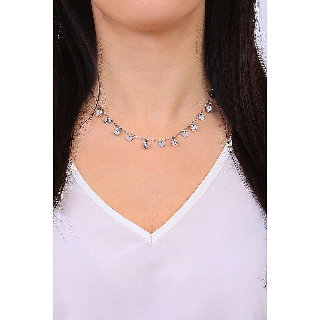 Luca Barra necklaces woman CK1789 wearing