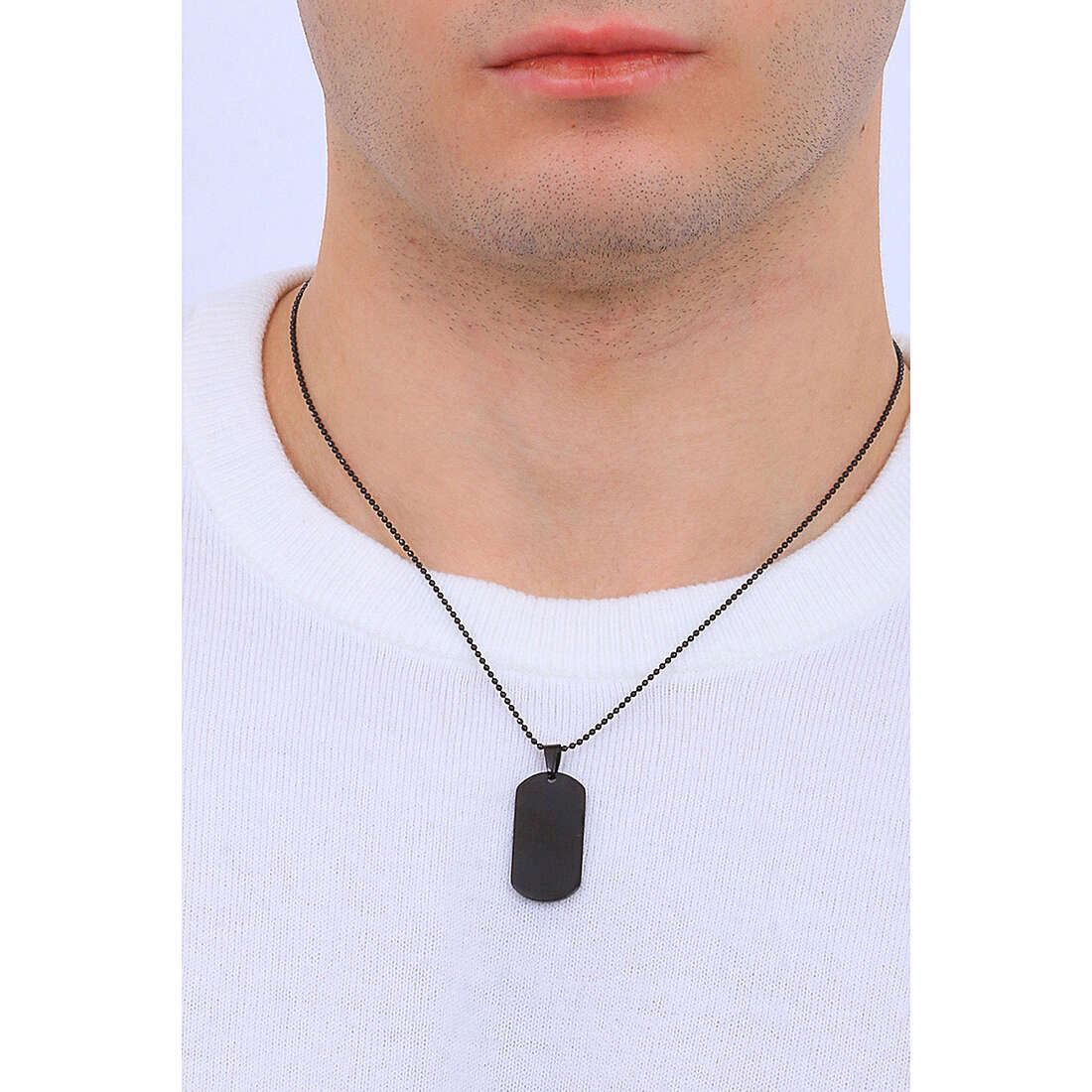 MyCode necklaces My Tag unisex MY22CN-S wearing