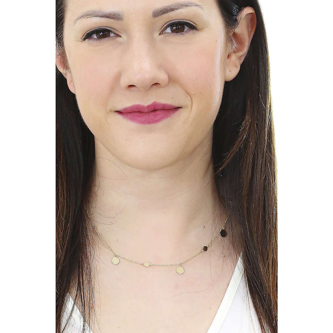 GioiaPura necklaces Oro 375 woman GP9-S248721 photo wearing