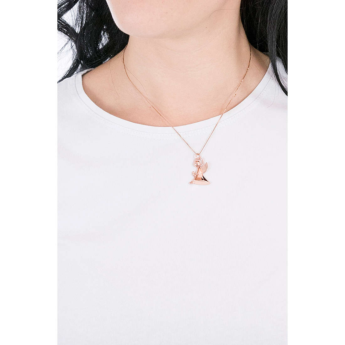 Amen necklaces Naughty&Nice woman A4R wearing