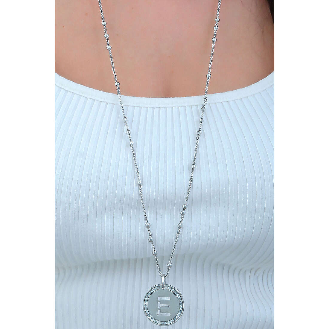Bliss necklaces Love Letters woman 20071367 wearing