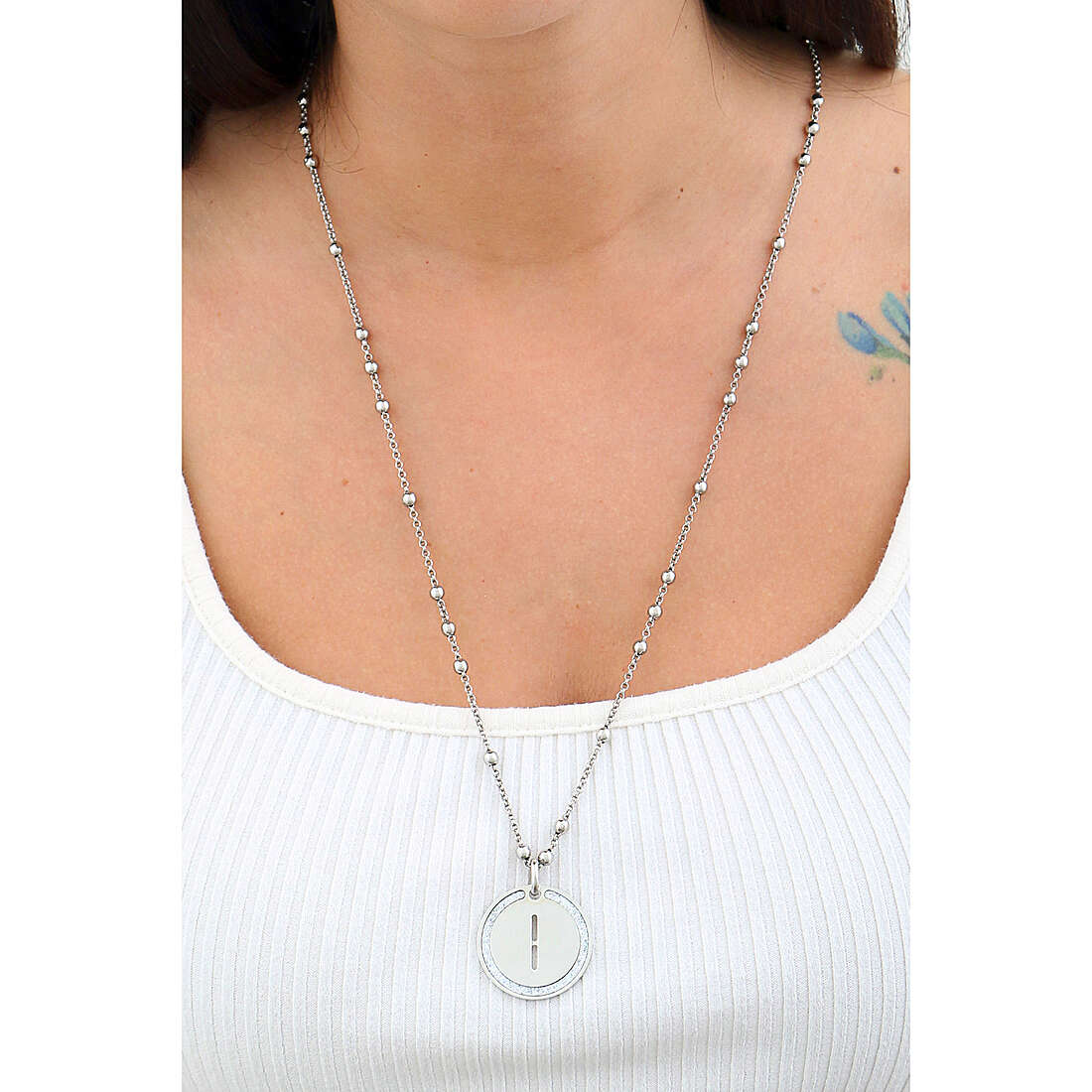 Bliss necklaces Love Letters woman 20071371 wearing