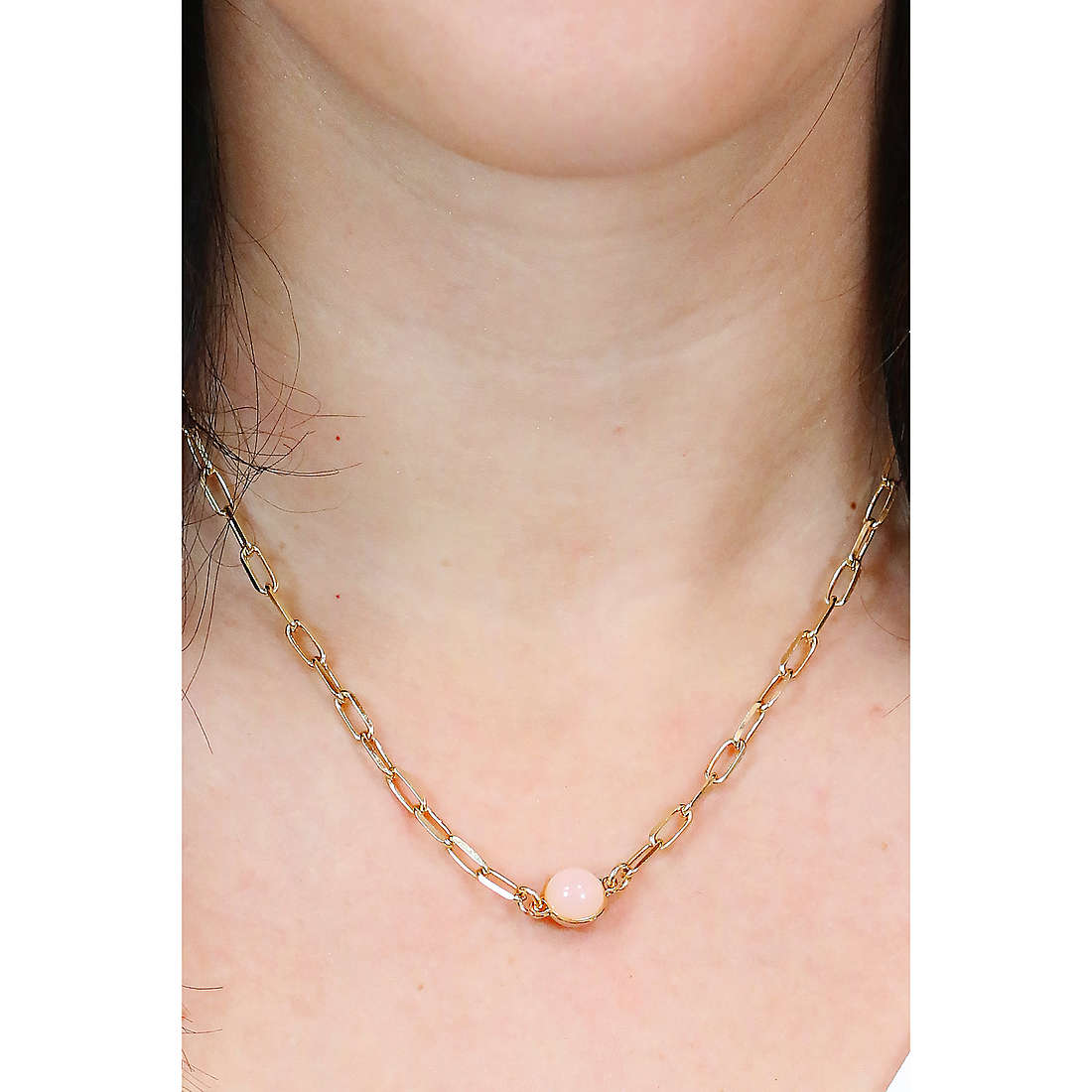 Boccadamo necklaces emblema woman XGR554DR wearing