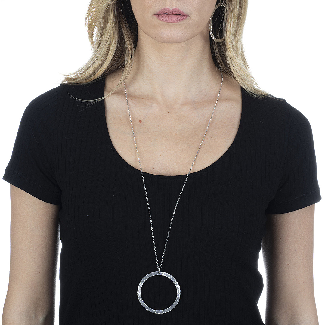 Boccadamo necklaces Magic Circle woman XGR576 wearing
