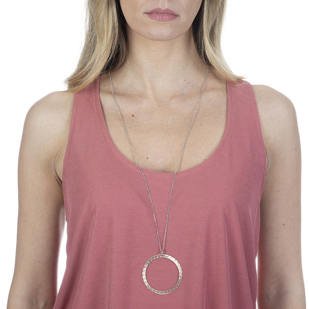 Boccadamo necklaces Magic Circle woman XGR576RS wearing