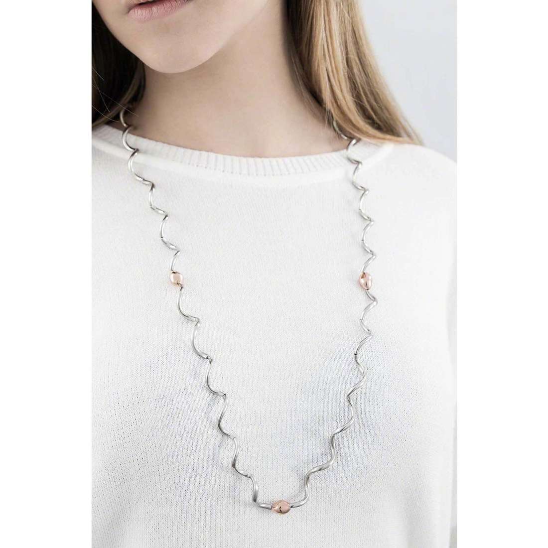Breil necklaces Flowing woman TJ1574 wearing